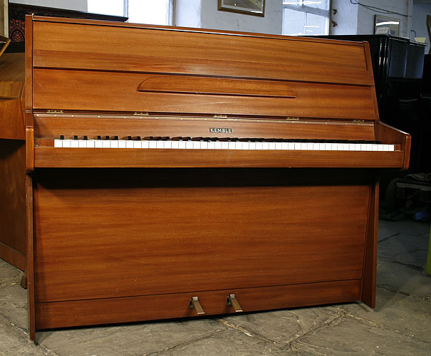 Kemble Upright piano for sale with a mahogany case. Cheap upright piano