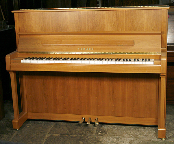Yamaha P121n Upright Piano For Sale With A Satin Cherry Case Modern Yamaha P121n Upright Piano