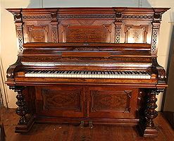 vintage upright piano