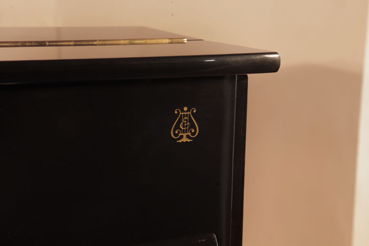Steinway   logo on cabinet