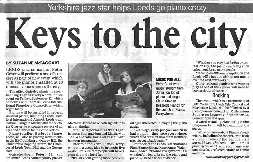 News Clipping - Keys to the city